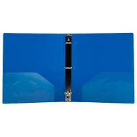 JAM Paper 1.5" Glass Twill Plastic 3-Ring Binder