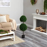3.5ft. Potted Boxwood Double Ball Topiary Tree