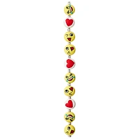 Emoji Face Resin Round Beads, 11mm by Bead Landing™