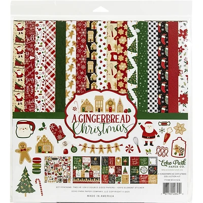 Echo Park™ A Gingerbread Christmas Collection Kit, 12" x 12"