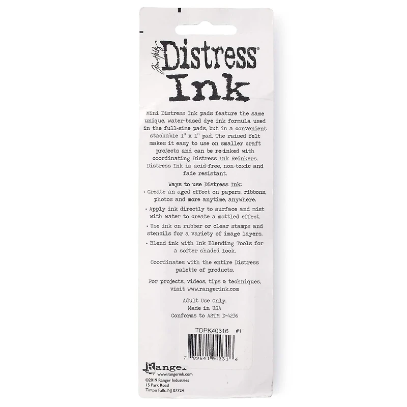 Tim Holtz® Distress Ink Pad Mini Kit