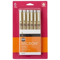 6 Packs: 6 ct. (36 total) Pigma® Micron™ 01 Fine Line Black Pens