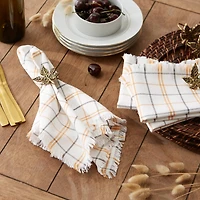 Harvest Windowpane Plaid Napkin, 6ct.
