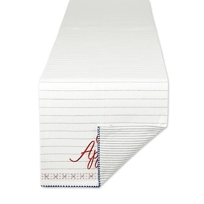 Bon Appetit Embellished Table Runner 14" x 108"