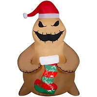5ft. Airblown® Inflatable Christmas Oogie Boogie with Scary Christmas Stocking