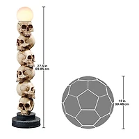 Design Toscano 2.2ft. Skulls Spire Lighted Sculpture