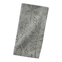 Green Leaf Pattern Cotton Twill Napkin