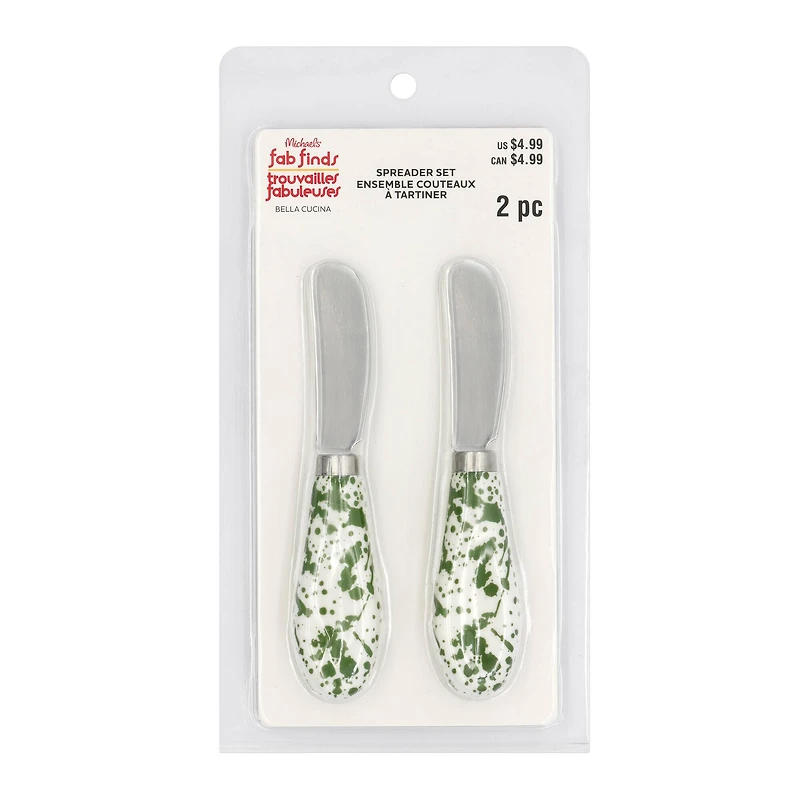 Splatter Cheese Spreader Set by Fab Finds