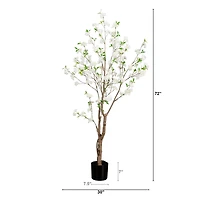 6ft. Artificial Deluxe Cherry Blossom Tree
