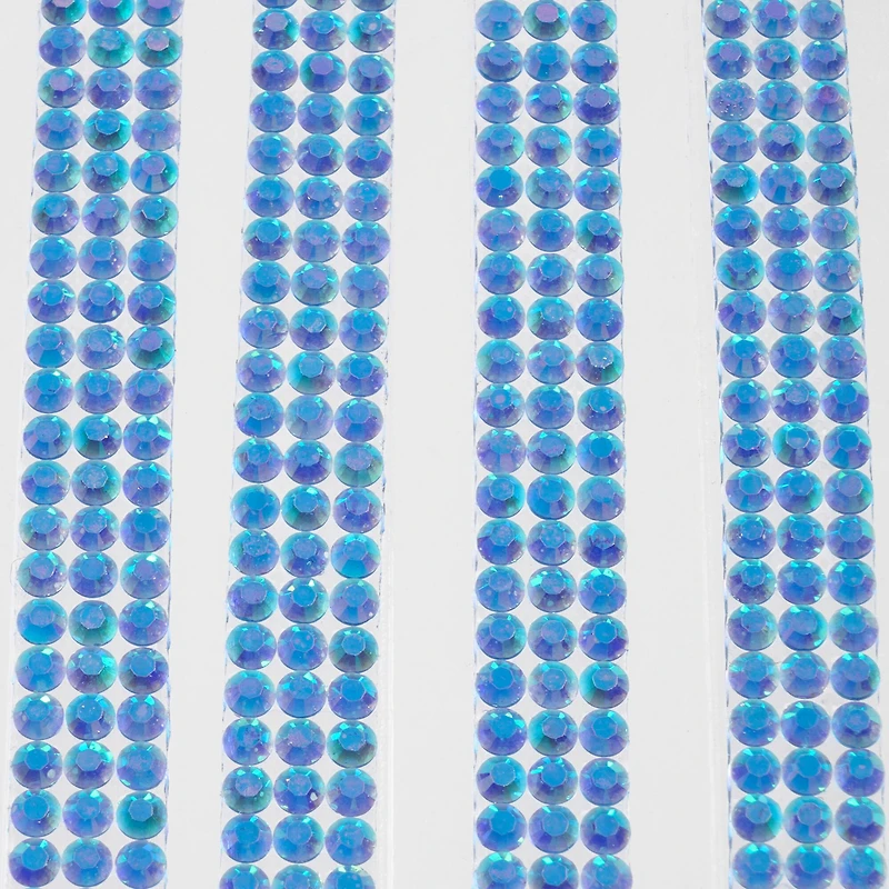 12 Packs: 6 ct. (72 total) Dark Blue Iridescent Micro Gem Strips by Recollections™