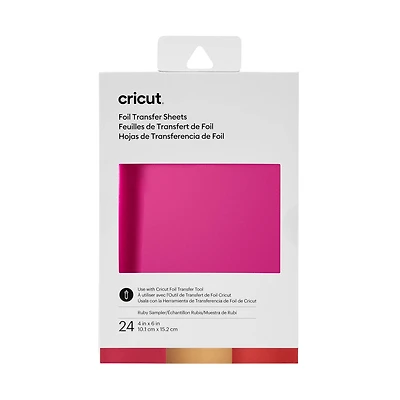 Cricut® Foil Transfer Sheets Sampler, Ruby