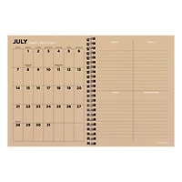 TF Publishing 2024-2025 Medium Ombre Woods Spiral Weekly Monthly Planner