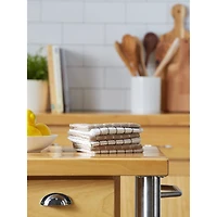 DII® Stone Combo Windowpane Dishcloths, 6ct.
