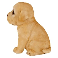 Design Toscano 6" Yellow Lab Puppy Partner Collectible Dog Statue