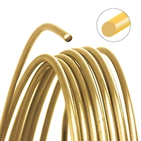 The Beadsmith® Wire Elements™ Gauge Gold Tarnish Resistant Soft Temper Wire