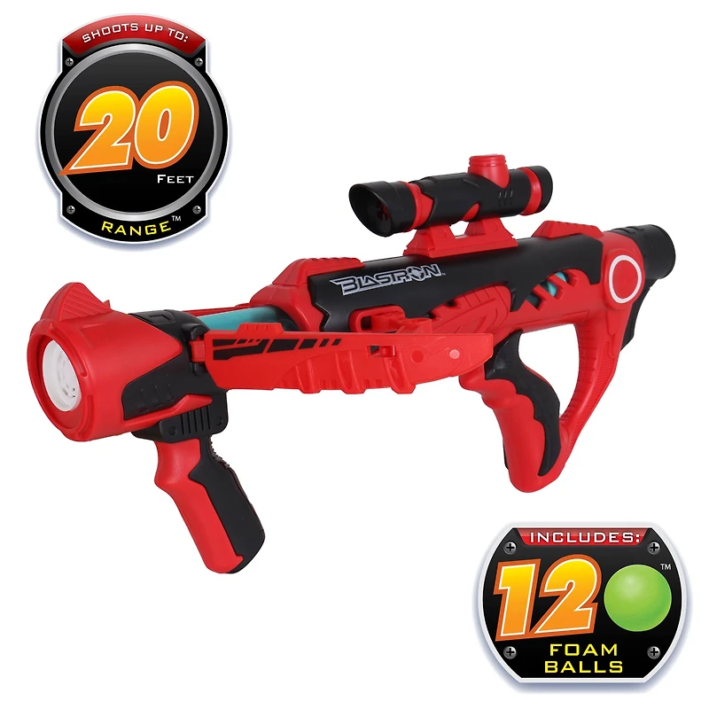 NKOK Blastron™ CannonBall Blaster: Red Crossbow