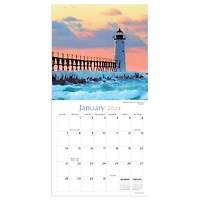 TF Publishing Lighthouses Mini Calendar