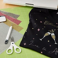 Siser Glitter Heat Transfer Vinyl Metallic Sampler 12in