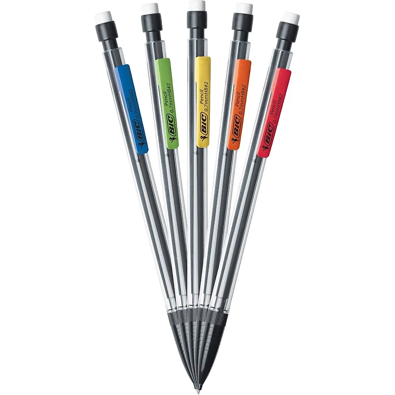 BIC® Mechanical 0.7mm Pencils, 3 Packs of 10