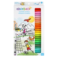 Round Tip Washable Markers by Creatology™