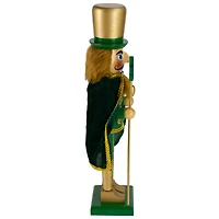 15" Green & Gold Luck of the Irish Christmas Nutcracker