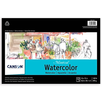 Canson® Montval® Artist Series Watercolor Paper Pad