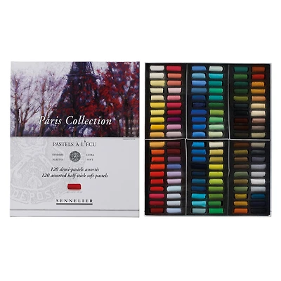 Sennelier Paris Collection 120 Color Extra-Soft Pastel Half Stick Set