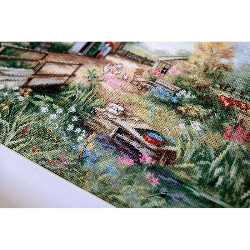 Luca-s Village Landscape Counted Cross Stitch Kit