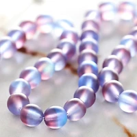 Sapphire & Amethyst Mix Czech Glass Round Beads, 6mm by Bead Landing™