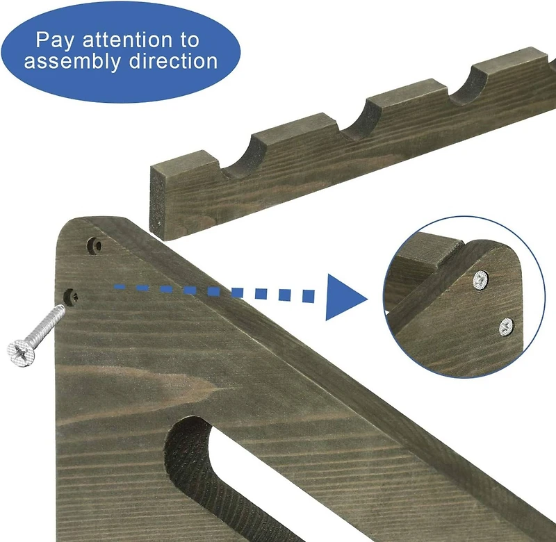 Olive Green Rustic Wood Wine Bottle Holder