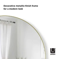 Umbra 36" Brass Hubba Arched Mirror