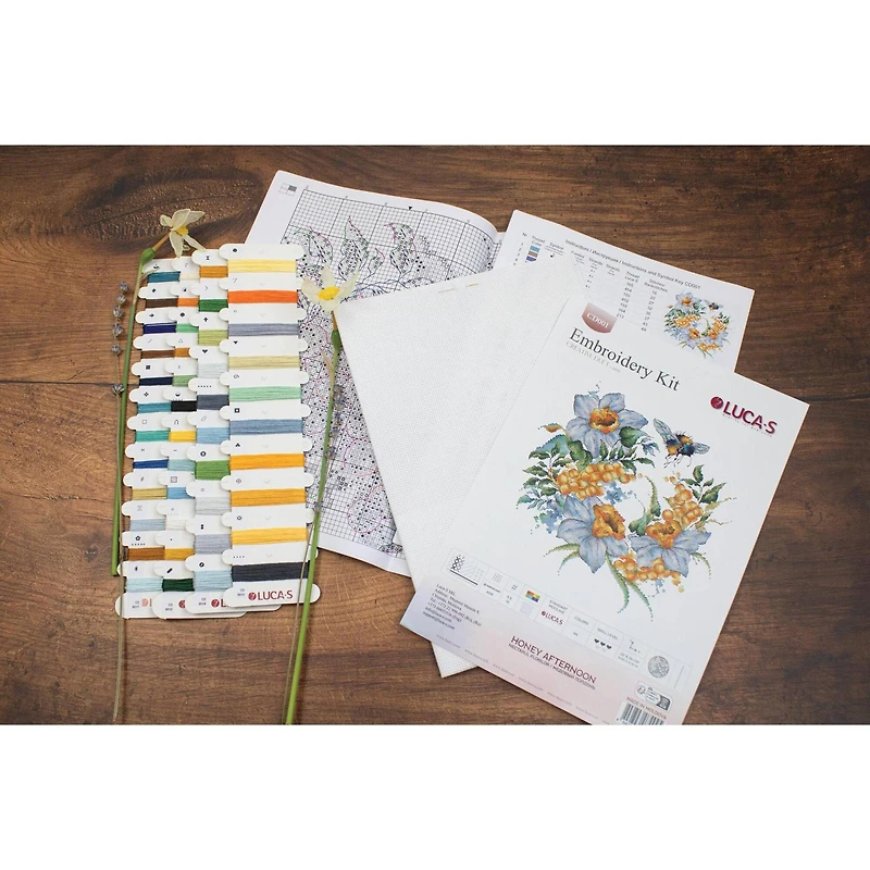 Luca-S Honey Afternoon Counted Cross-Stitch Kit