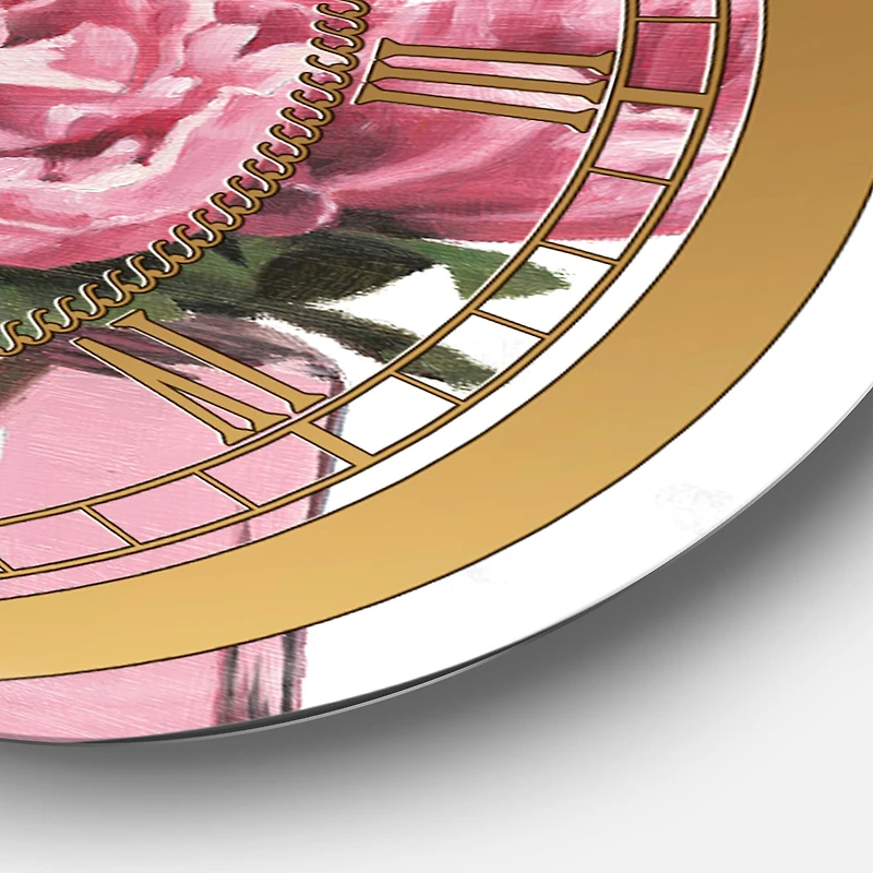 Designart 'Simply Splendid Iv Glam Wall Clock