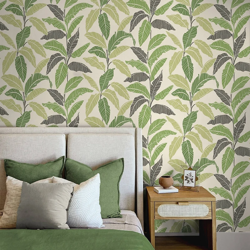 Tommy Bahama Leafy Peel & Stick Wallpaper