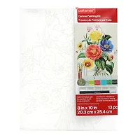8" x 10" Floral Canvas Painting Kit by Craft Smart®