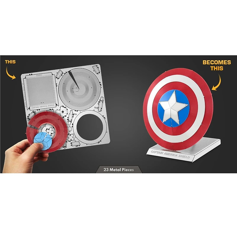 Metal Earth® Marvel® Avengers Captain America's Shield Steel Model Kit