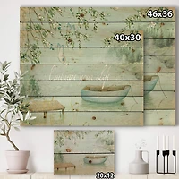 Designart - Lake House Canoes IV