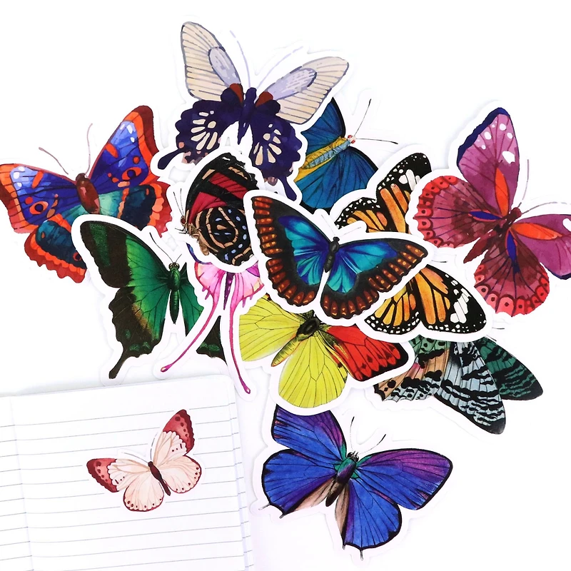 Vinyl Diecut Butterfly Stickers by Recollections