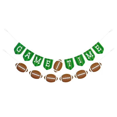 12 Pack: 5ft. Game Time Football Banner Set by Celebrate It™