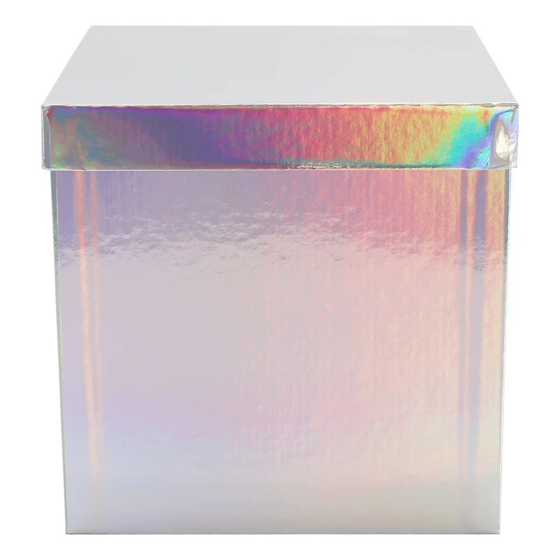 Large Silver Holographic Box by Celebrate It™