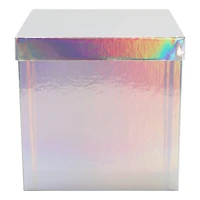 Large Silver Holographic Box by Celebrate It™