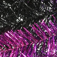 7.5ft. Unlit Purple & Black Pop-Up Artificial Halloween Tree