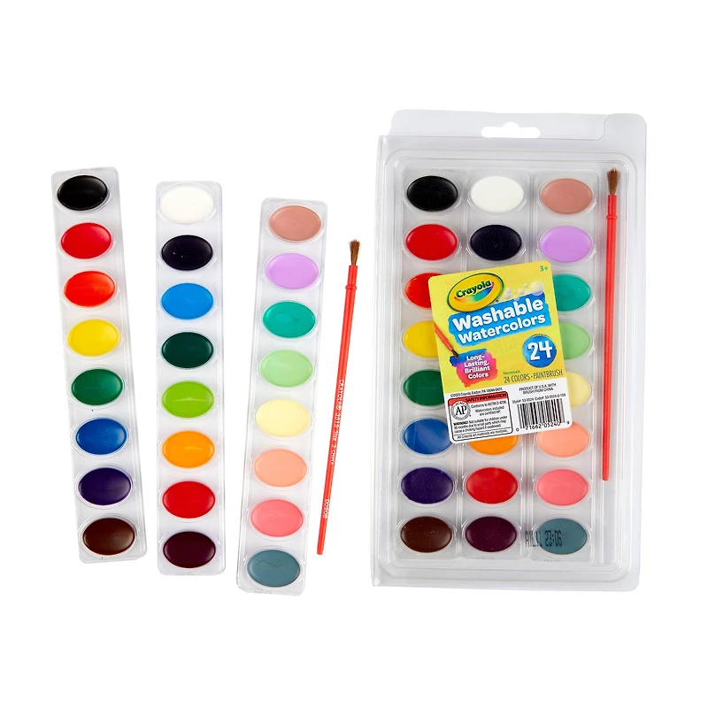 Crayola® 24 Color Washable Watercolor Set