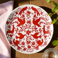 7" Red Ceramic Plate from Ashland®