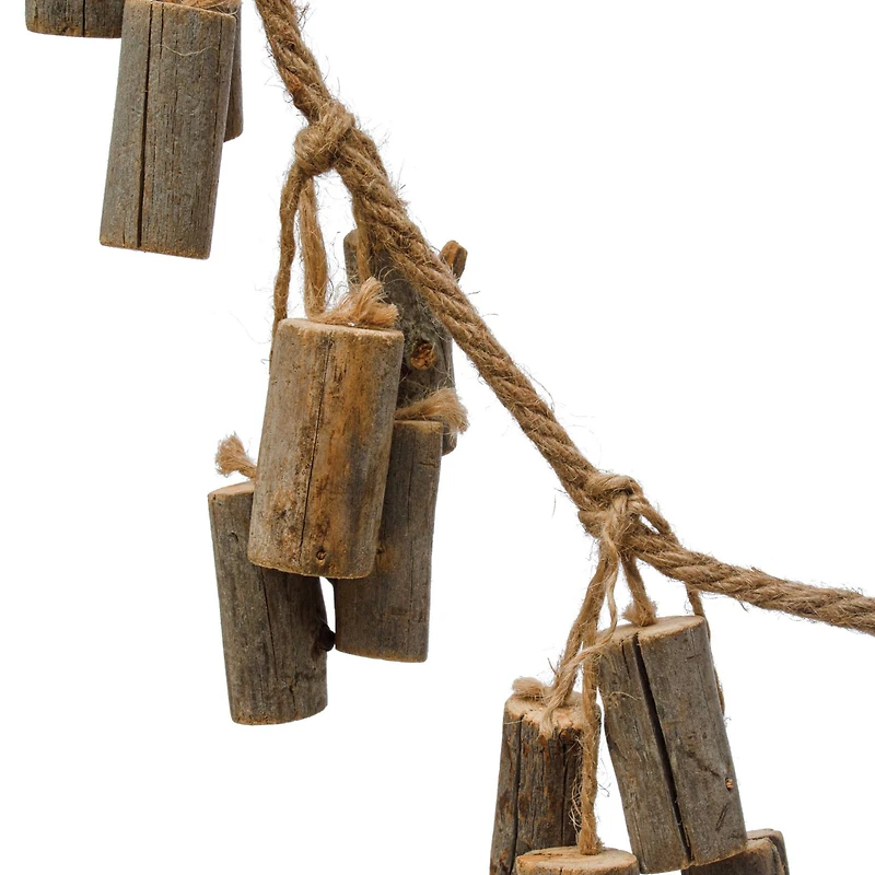 Hello Honey® 6ft. Gray Reclaimed Driftwood Garland