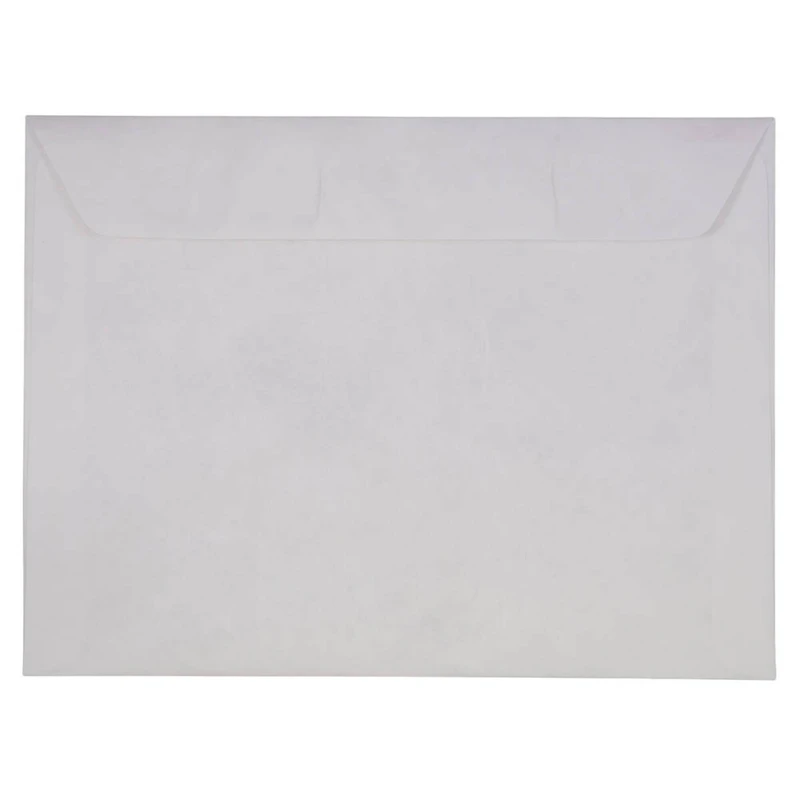 JAM Paper 9" x 12" White Tyvek Peel & Seal Closure Envelopes, 500ct.