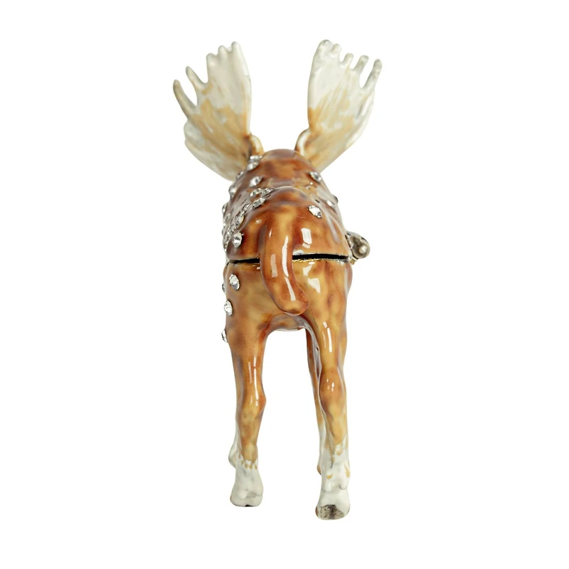 Hello Honey® 3.5" Brown Majestic Moose Trinket Box