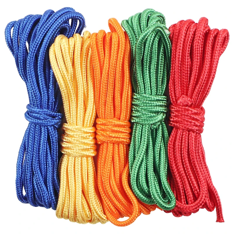 8ft. Primary Mix Paracords by Creatology™, 5ct.