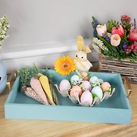 6.25" Pastel Easter Eggs with Carton Decoration