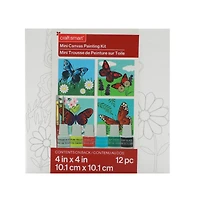 Butterflies Mini Canvas Painting Kit by Craft Smart®